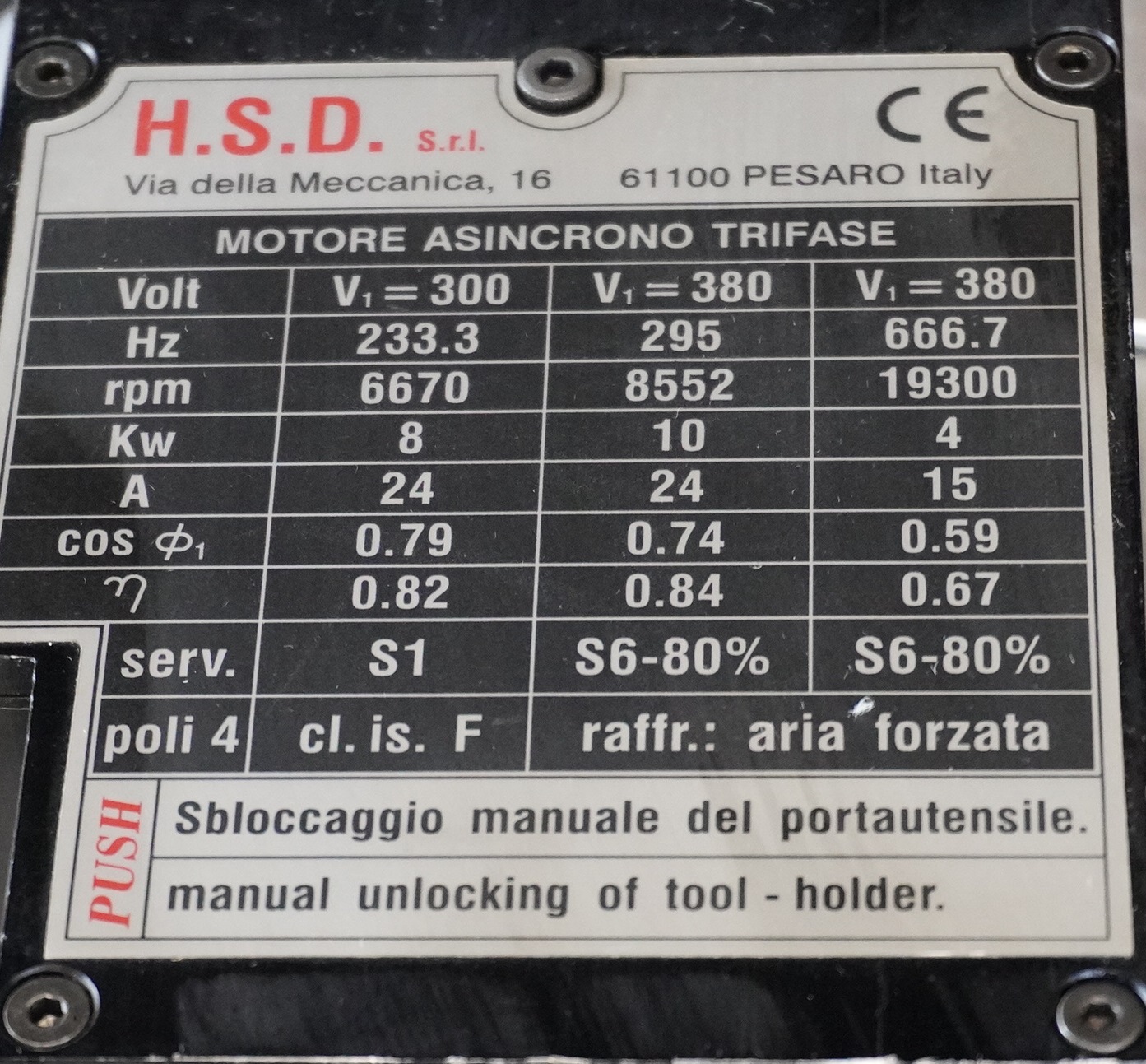 HSD Spindle, 10kW, H6206H077A 3 HSD Spindle, 10kW, H6206H077A - Image 3