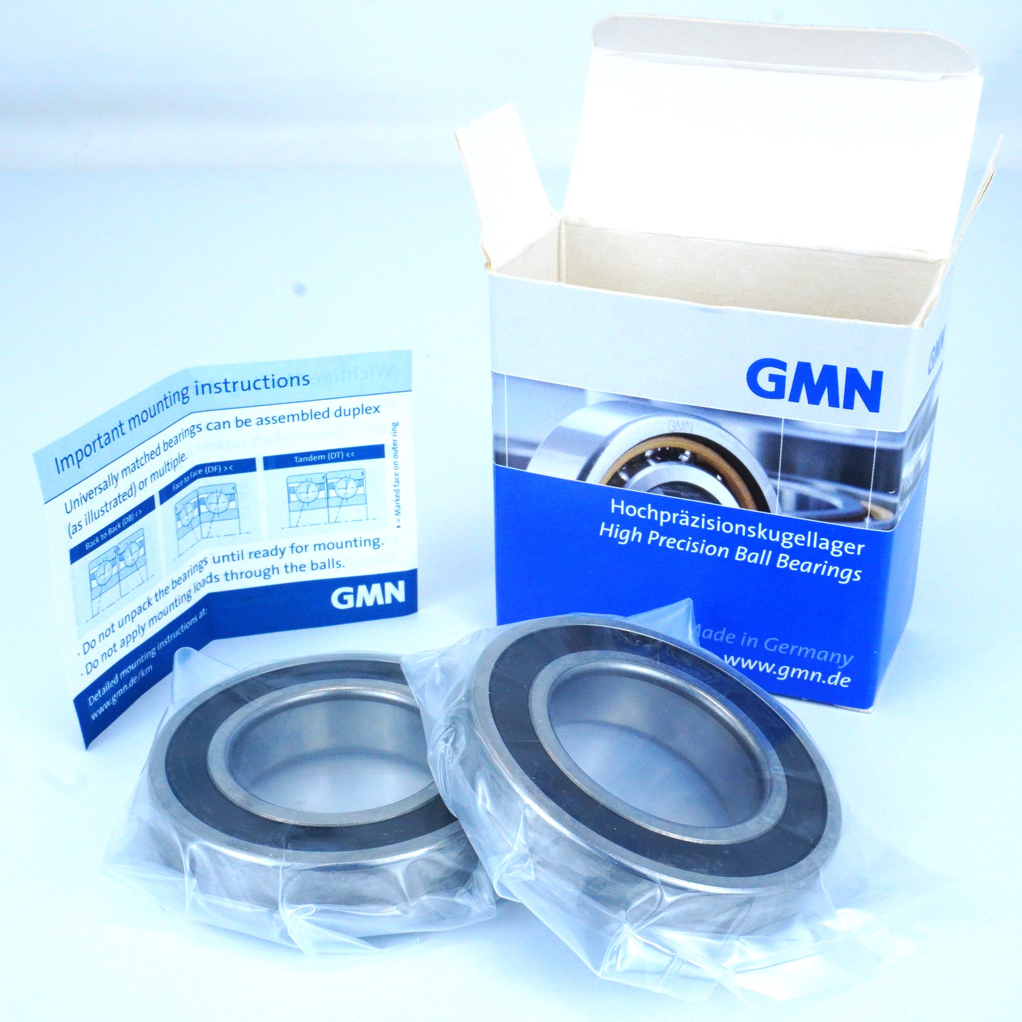 35mm Angular Contact Bearings, P/N HYKH6007-2RZ ETA P4+ DUL